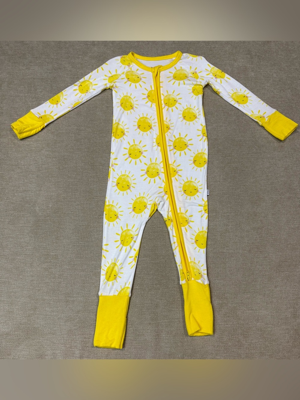 (NWOT) Little Sleepies Sunshine Zippy 6-12 Months - Picture 2 of 8